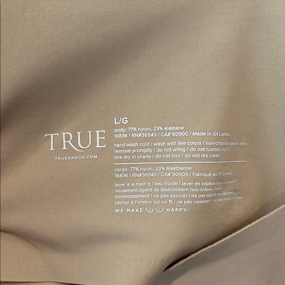 True & Co. Soft Beige Bralette
